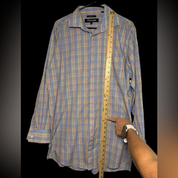 Stacy Adams Multicolor Plaid Shirt - Picture 3 of 9